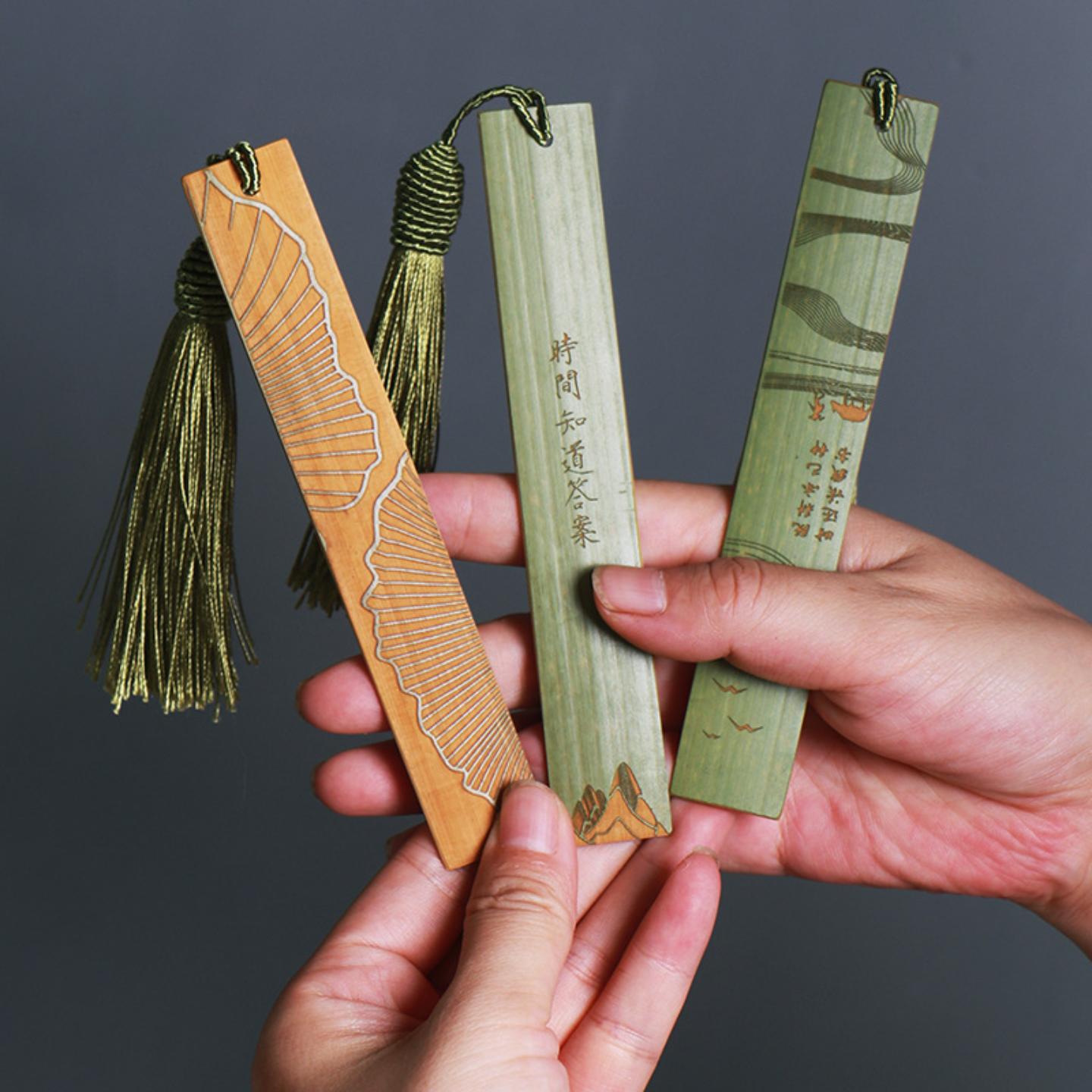竹质书签古典中国风精致纪念品