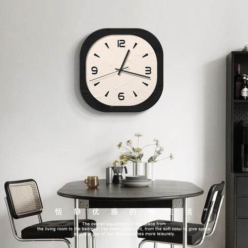 约现简餐5厅创意时钟挂墙艺术钟表挂钟客LH202407厅20代2新款家用
