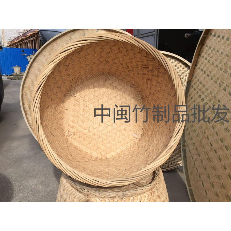 竹制品竹编385纳篮竹篓竹篮子 储物筐竹筐制茶筐竹编水果篮收竹制