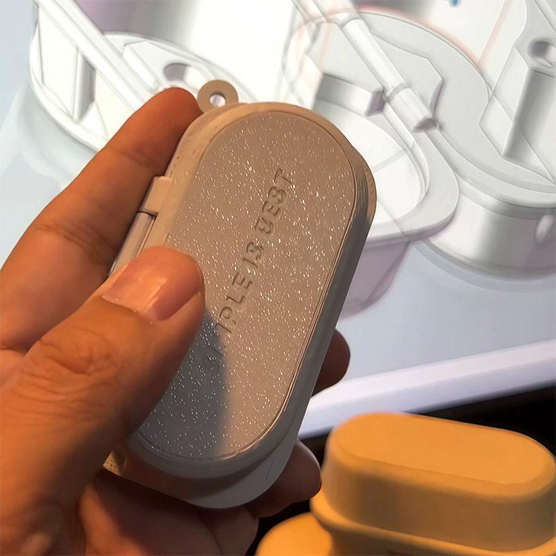 核桃收盒磁吸鸡蛋托携3d打纳环保文玩盒印子随身便双仓分装保护盒
