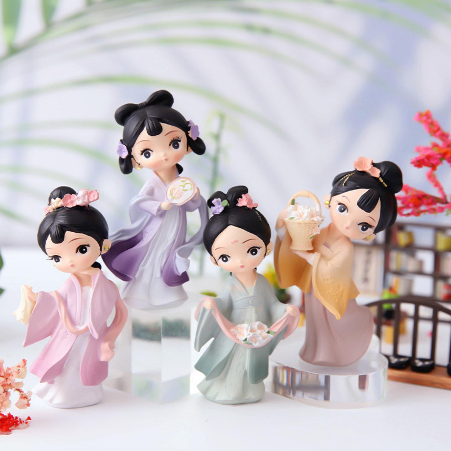 浪漫古风仙瑶公主女孩树脂工艺品
