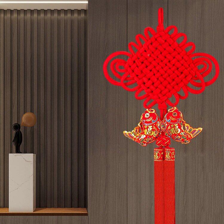 中国结挂饰客厅对大号福字小挂件F97ST5H8门关红色0225新款玄小号