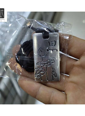 999足银吊坠男女复古佛观音悟吊坠禅吊坠项链吊坠实心礼物999纯银