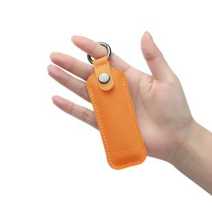 BUBM U盘收纳包保护套真皮闪存盒子防丢外壳适用闪迪金士顿惠普优盘U盾包头层小牛皮可爱钥匙扣挂件防水质感