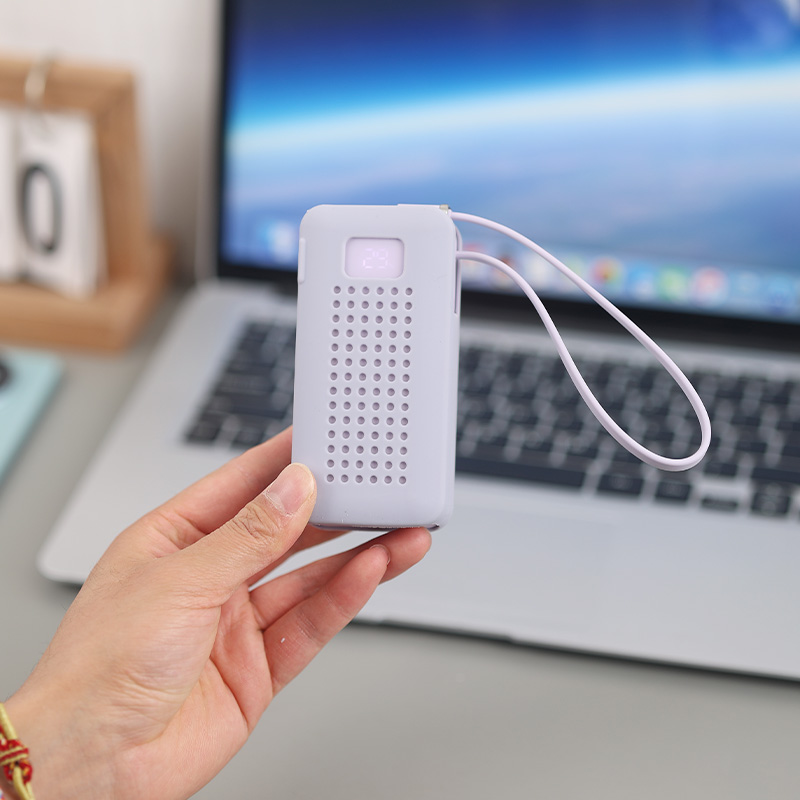 适用Anker安克10000自带线三合一充电宝硅胶套 透气便携硅胶