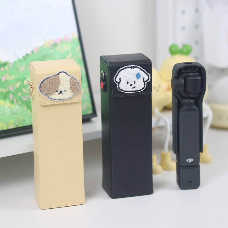 适用于大疆Pocket3灵眸相机收纳盒 防泼防雨磁吸开合自带斜挎绳