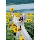 法式 原创设计新款 仙气显瘦遮肉木耳边微胖 在逃公主套装 彤三岁