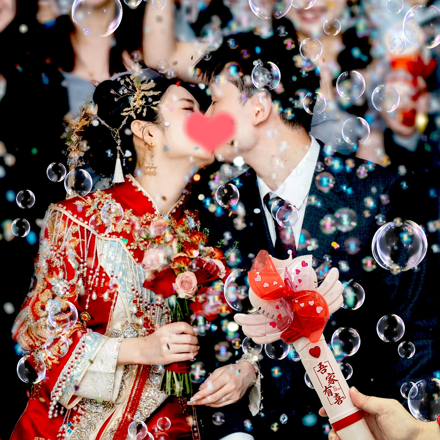 婚礼专用泡泡机户外草坪道具