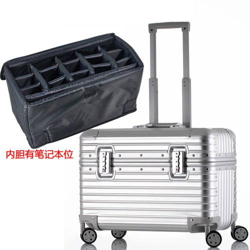锐森特（RIOSENT）机长箱专业单反相机包镜头收纳登机箱全铝镁合