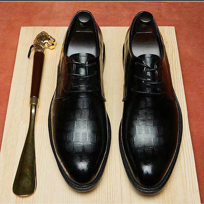 Luxury Men Business Leather Dress Shoes Formal Wedding Shoes