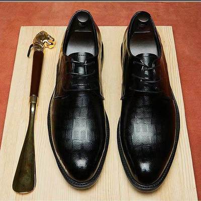 Luxury Men Business Leather Dress Shoes Formal Wedding Shoes