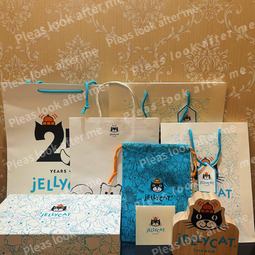 英国JELLYCAT防尘袋纸袋包装包材贺卡信封礼盒礼品袋附件配件JC