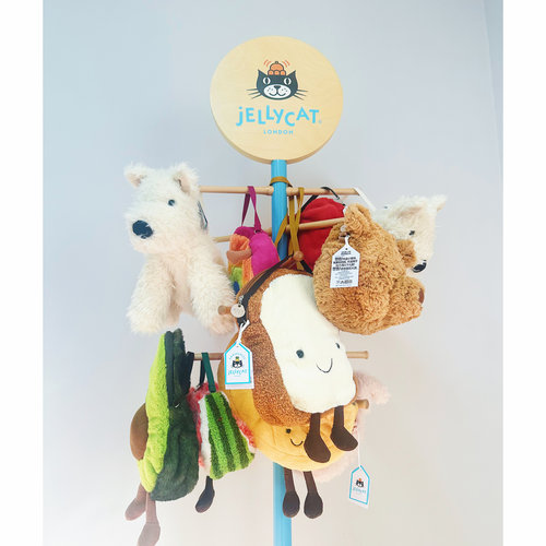 JELLYCAT西高地包面包桃子爆米花云朵包巴熊狗包牛油果背包斜挎包