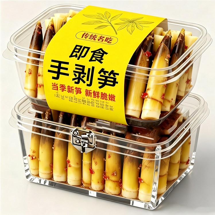 手剥笋开袋即食官方旗舰店无添加老汤味香辣泡椒味酸辣现做脆笋尖