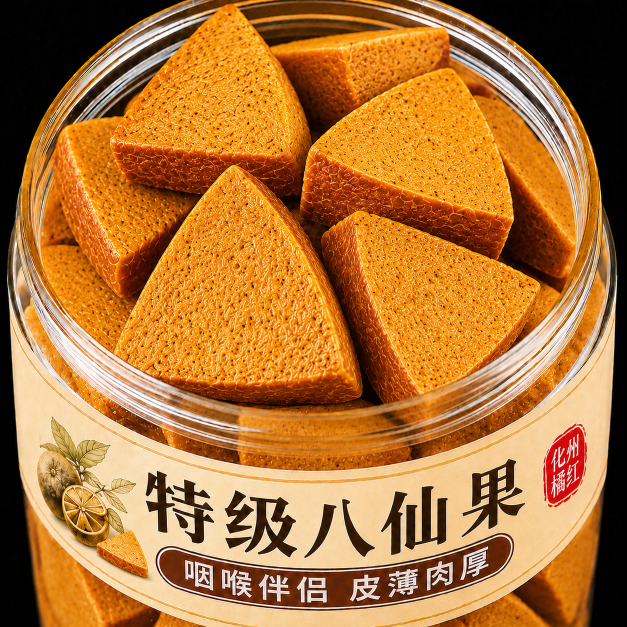 特级八仙果正宗化州橘红陈皮胖大海罗汉果药食同源正品官方旗舰店