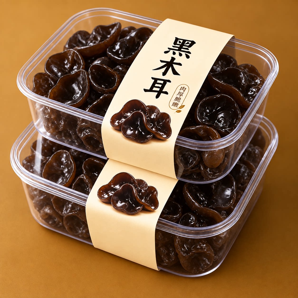 东北黑木耳官方旗舰店天然特产干货无添加野生年货优质肉厚小碗耳