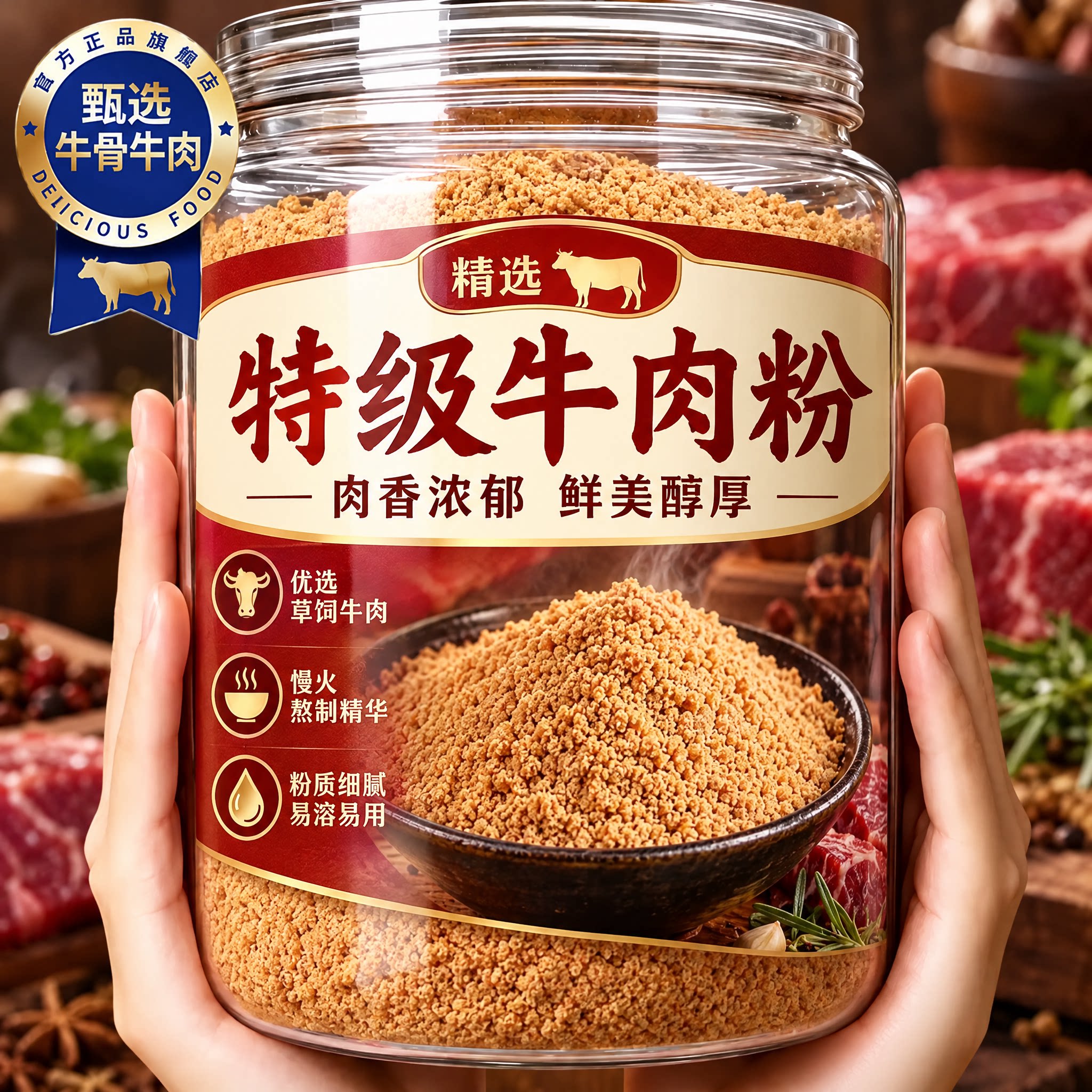 牛肉粉调味料商用官方旗舰店味增鲜韩式炒菜大酱汤火锅调料韩汤底