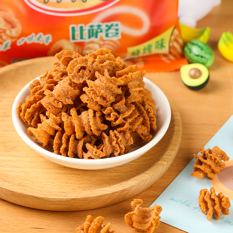 比萨卷狗牙儿锅巴休闲小吃