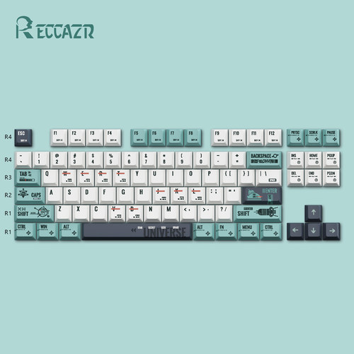 RECCAZR雷咖泽火箭80热升华键帽