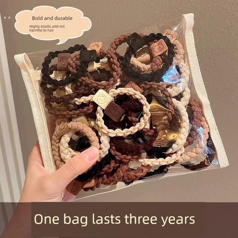 皮筋女发圈高级感女生头绳2024新款高端扎头马尾头饰发绳成人皮套