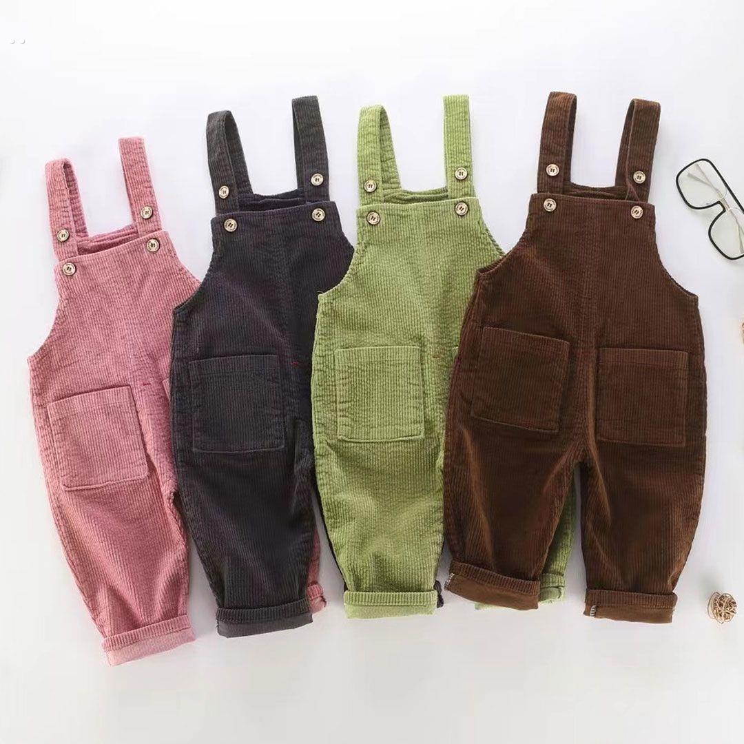 2025春季新品宝宝背带裤百搭覆古女童长裤秋儿童中小童连衣裤韩版