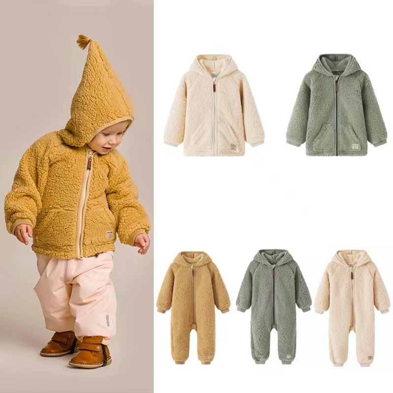 婴童外穿哈衣连体衣保暖舒适