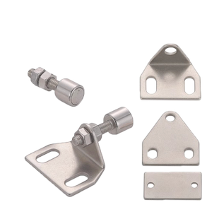 铝型材门吸可调节门碰工业配件三角强力磁铁门阻折弯门窗3040型