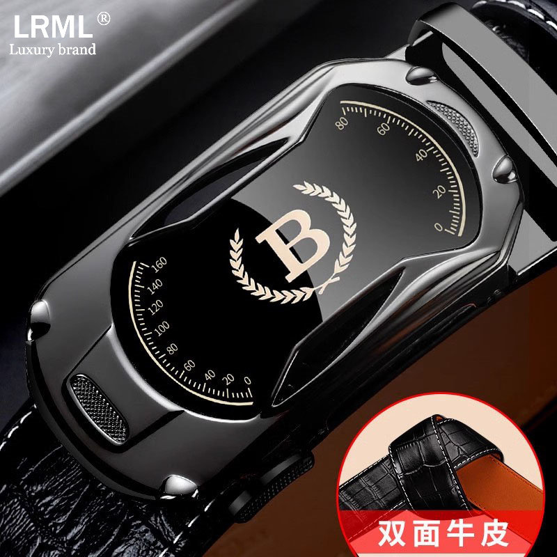 皮带男真皮2025年高档商务休闲新款自动扣纯牛皮裤腰带礼盒装送礼