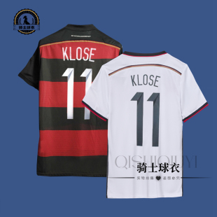 2014德国主场客场穆勒克洛泽复古球衣KLOSE MULLER SOCCER JERSEY