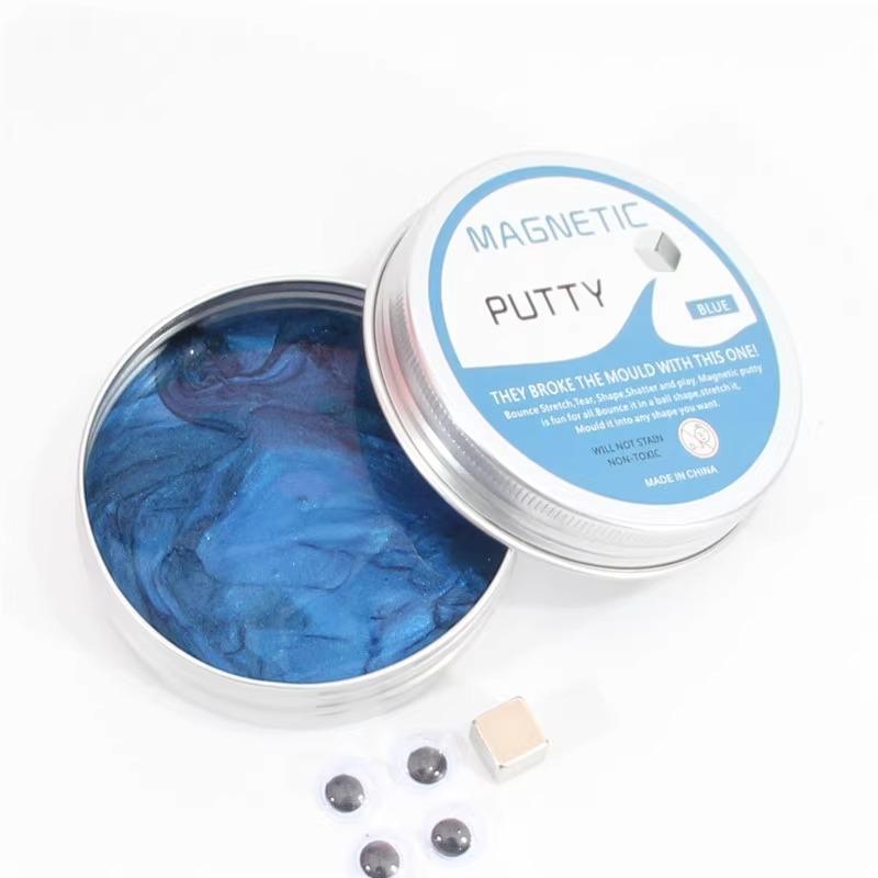 魔法磁铁水晶泥磁力粘土飞非牛顿流体玩具儿童捏捏乐液态玻璃网红