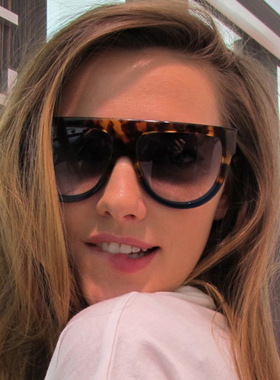 日本topwhit欧美潮流大框太阳镜 女士时尚猫眼墨镜销售渐变色