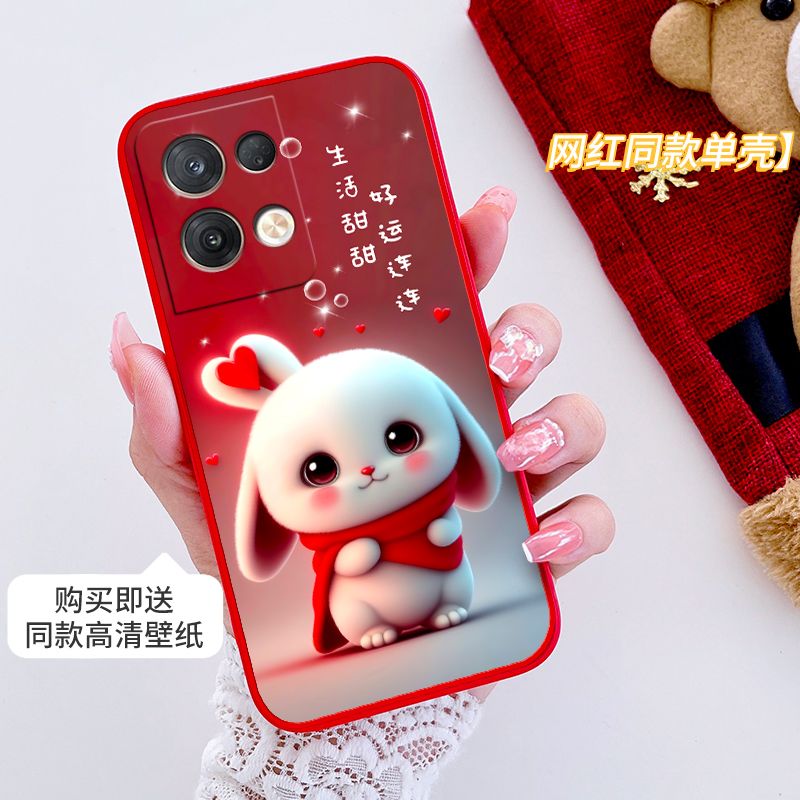 oppoReno8Pro手机壳套女新款全包防摔男软硅胶Reno8Pro中国风磨砂