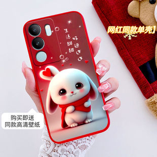 vivoS17手机壳S17男女新款全包防摔V2283A曲面屏幕网红磨砂高级感