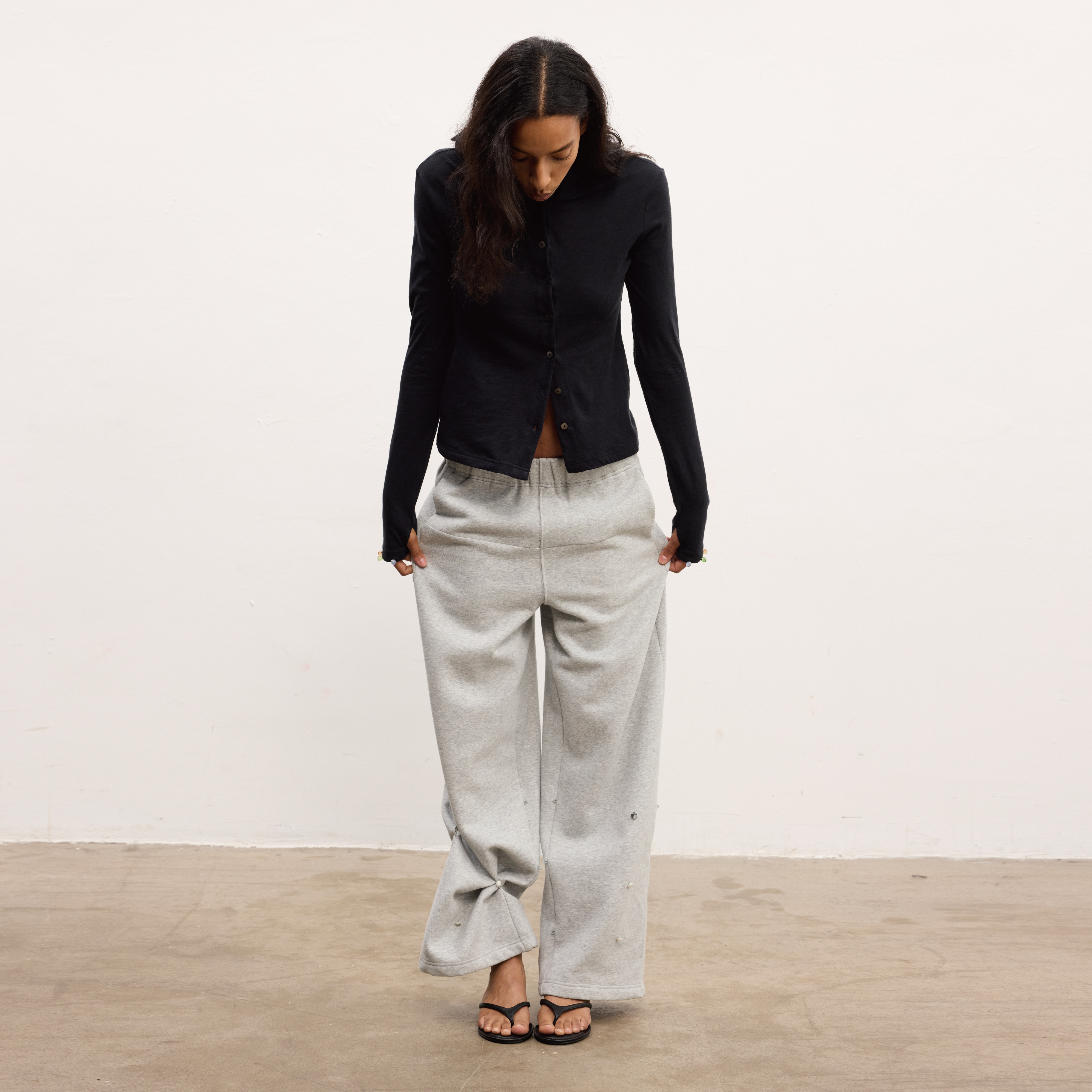 WILDERSHORE25AW加绒结构卫裤女