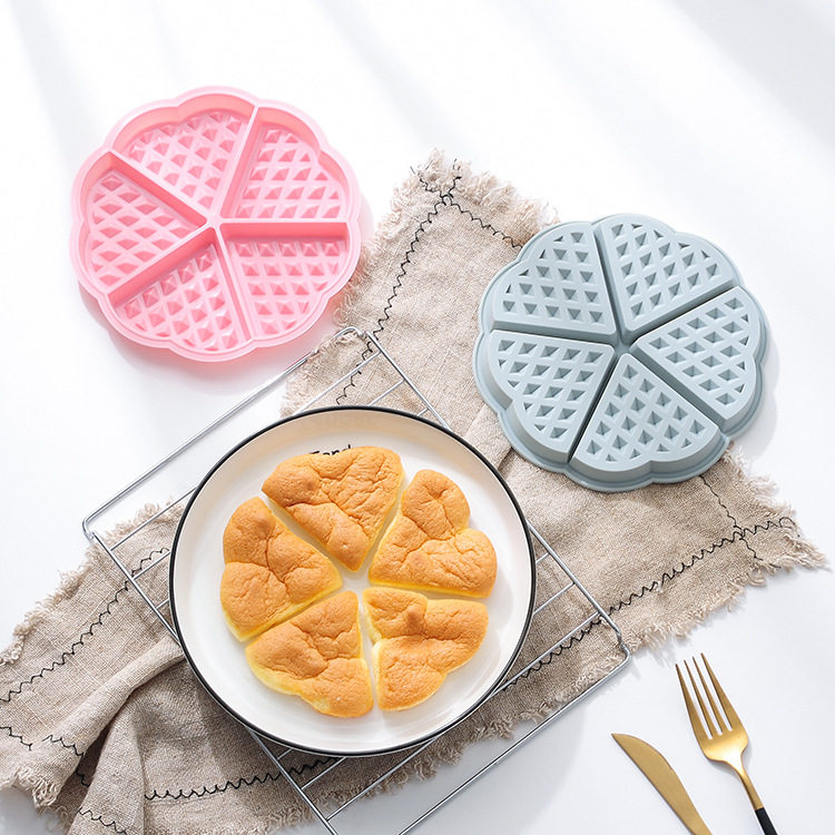 食品级硅胶爱心形华夫饼蛋糕模烘焙耐高温松饼模具格子饼干可蒸烤,厨房/烹饪用具,烘焙模具,淘宝优惠券,粉丝福利购,淘宝优惠卷