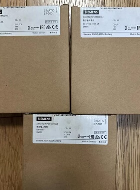 S7-300 PLC模块 SM331模拟量输入 SM322输出模块