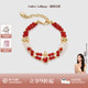 AmberLollipop红玛瑙手链女双层叠戴珍珠手串本命年礼物 葫系列