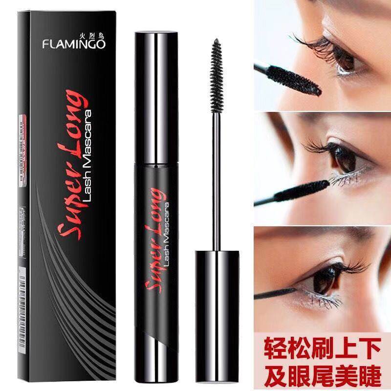 火烈鸟ins超火纤细睫毛膏细小防水不易晕染浓密纤长卷翘持久
