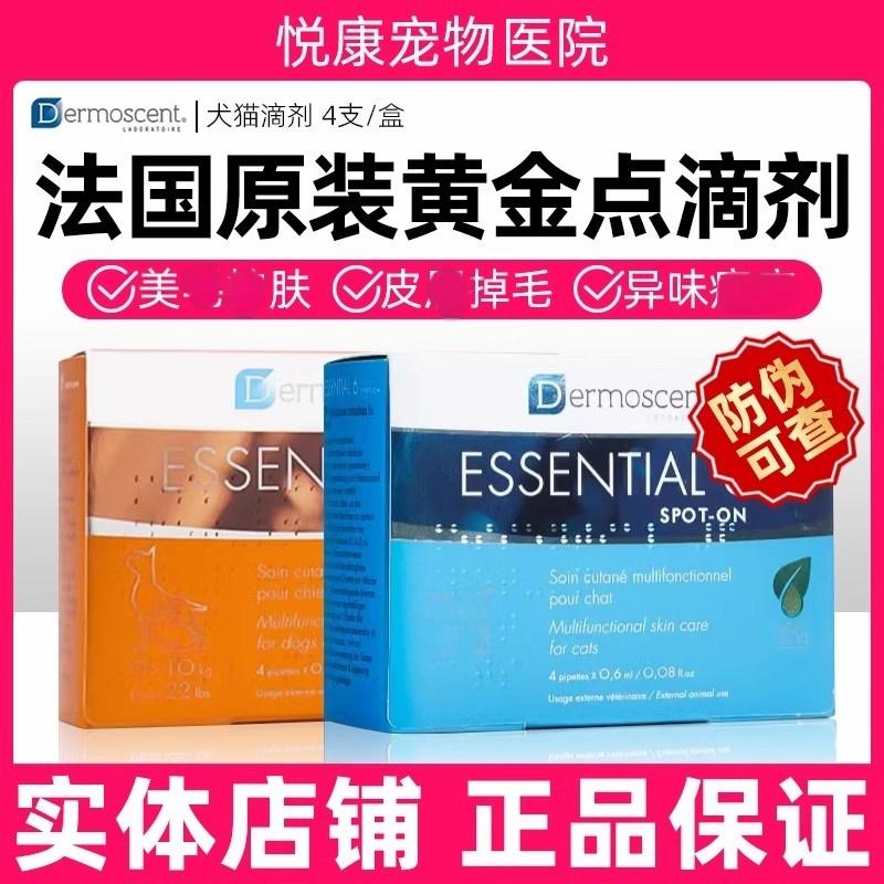 法国德美丝黄金点皮肤滴剂宠物猫咪狗狗真菌皮肤修复减少掉毛去屑