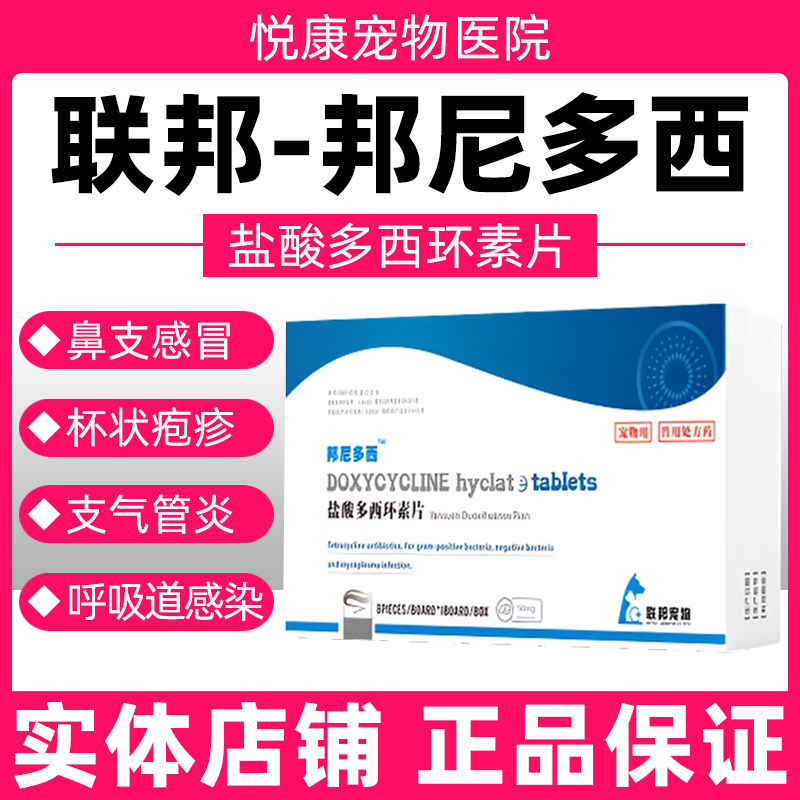 联邦邦尼多西盐酸多西环素片宠物猫咪狗狗感冒咳嗽支气管炎窝咳,宠物/宠物食品及用品,猫特色药品,淘宝优惠券,粉丝福利购,淘宝优惠卷