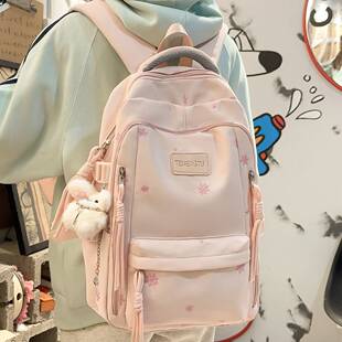 官方正品书包初中女生2026新款高颜值ins风简约高中小学生大容量