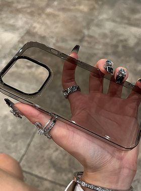 轩晴适用于iphone16pro手机壳超薄透明17Air硬壳15高品质抗黄14plus苹果13proMax新款简约12高级感保护套男女