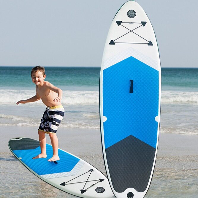 黑鲨户外SUP充气划水浮板海贼王冲浪竞技休闲趴板成人初学划水板