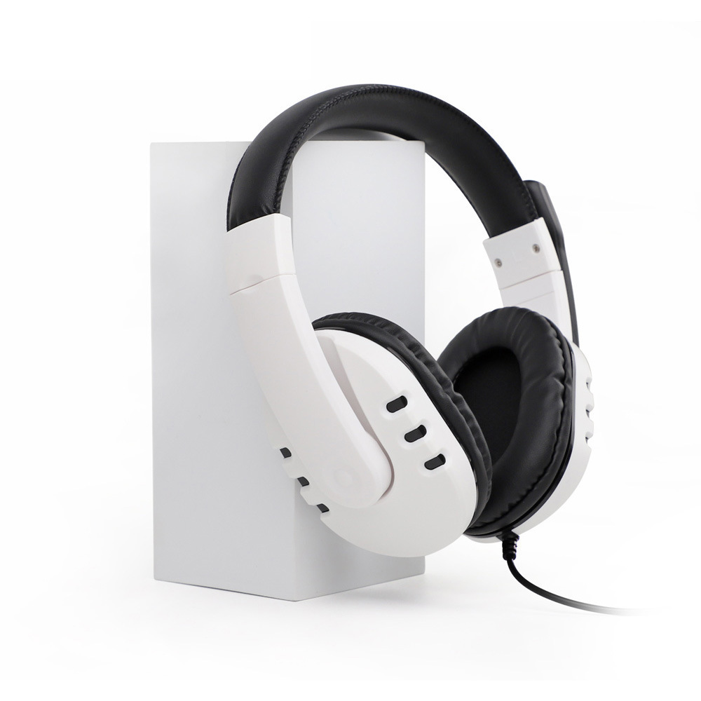 PS5/4/XBOX/PC电脑三合一头戴式带唛游戏耳机有线耳机白色TY-0820