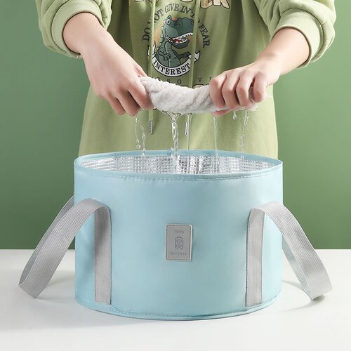 泡脚桶旅行神器便携式可折叠水盆家用足浴盆宿舍过小腿保温洗脚桶
