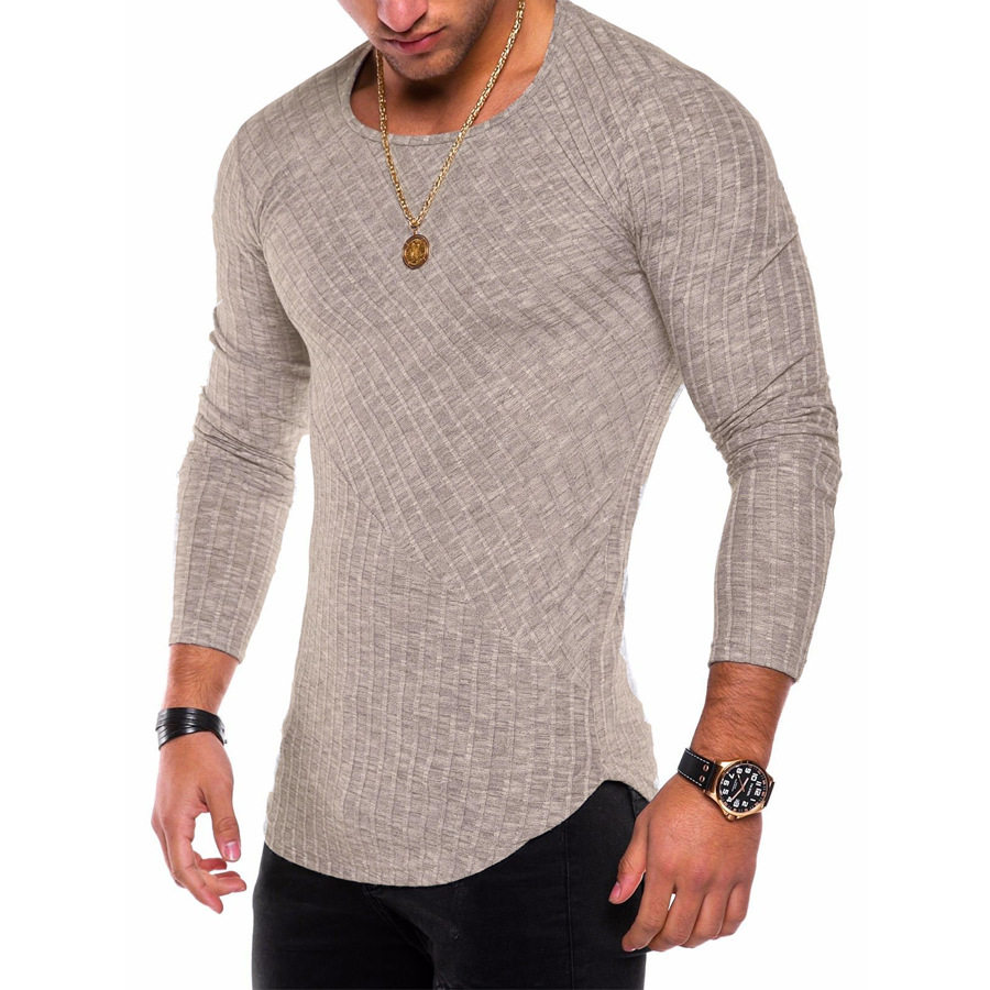 Men's long sleeve T-shirt shirt jacket 上衣T恤打底衫长袖男式