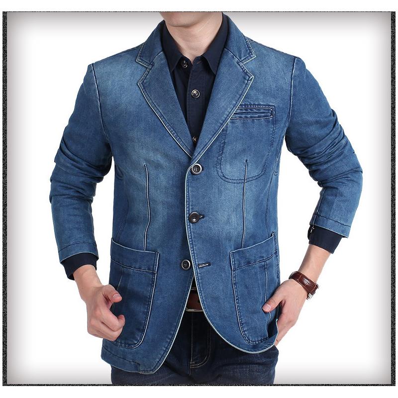 menclothes春秋新款牛仔