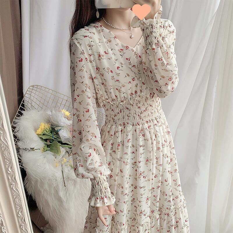 womenclothes清新碎花裙