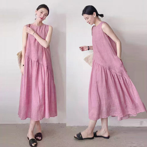 womenclothes5色棉麻连