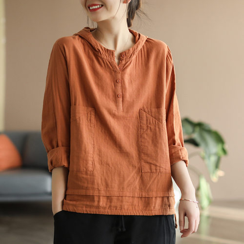 womenclothes文艺双层棉
